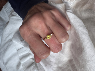 Vintage Yellow Sapphire Ring