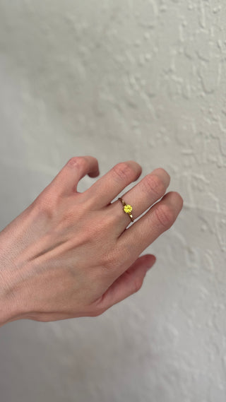 Vintage Yellow Sapphire Ring