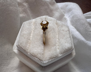 Vintage Yellow Sapphire Ring