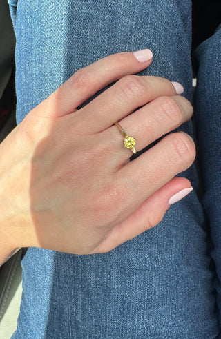 Vintage Yellow Sapphire Ring