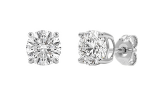 Roud Lab Diamond Stud Earrings